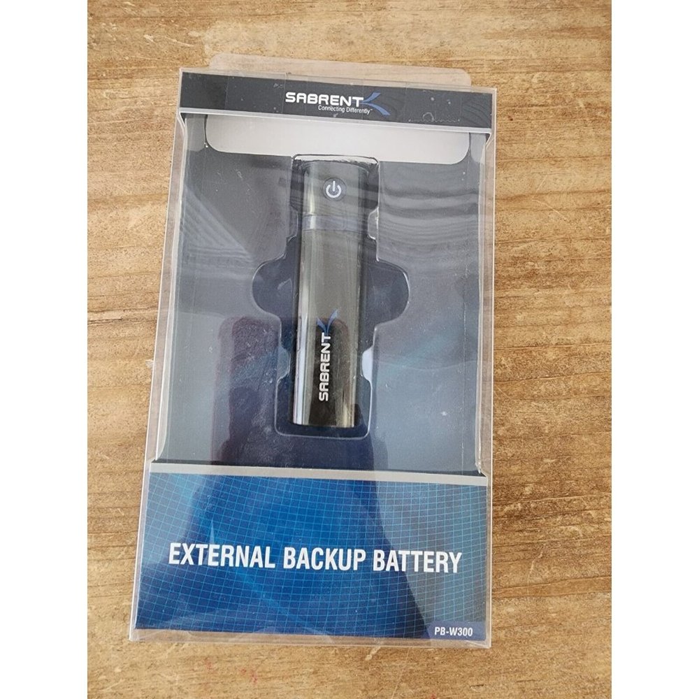 Sabrent Portable Backup Battery Power Bank Charger Ports PB- W300. New